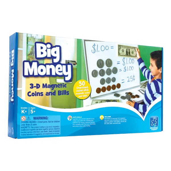 Big Money Magnetic Coins & Bills